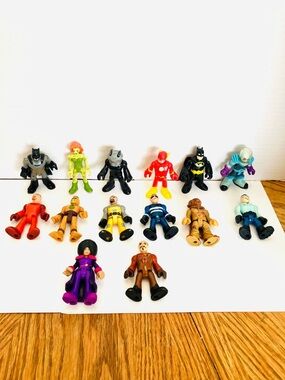 Fisher Price Imaginext Assorted Figures Lot(14) Some Marvel Minor Wear Read
